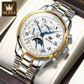 OLEVS 6667 Factory Wholesale Men's Watches Wristes Mens Luxury Sport Fashion Moon Phase Tourbillon Automatic Mechanical Watch