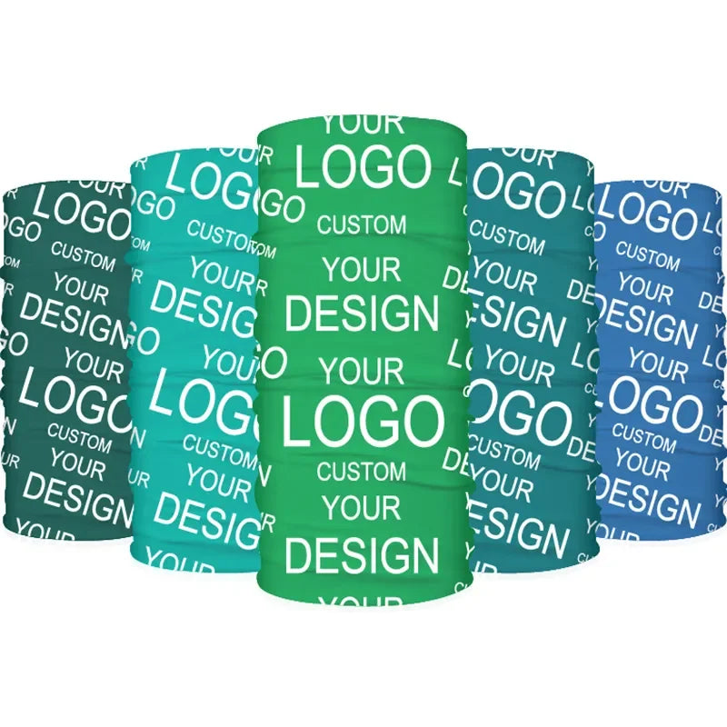 Custom Logo Printed Breathable Multifunction Blank Tube Neck Gaiter Face Mask Scarf Bandana