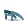 CHOUVANT High Quality Modern Foldable Outdoor Plastic Wood PS Adirondack Chair Cupholder Footrest Wholesale Price Manufacturer