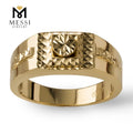 Customized Engagement Wedding Gold Ring Jewelry Yellow 14K 18K Gold Ring for Men