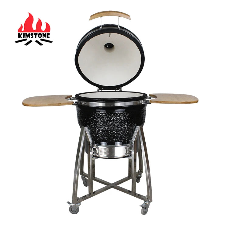Barbecue Smoker Cast Iron 22inch Firebowl Steel Cyprus Forno Kamado Bbq Blaze Outdoor Kitchen Wholesale Kamado Grill