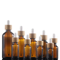 Amber Glass Essential Oil Bottles with Eye Dropper for Skin Care Cream Serum Perfume Hair Oil Liquids