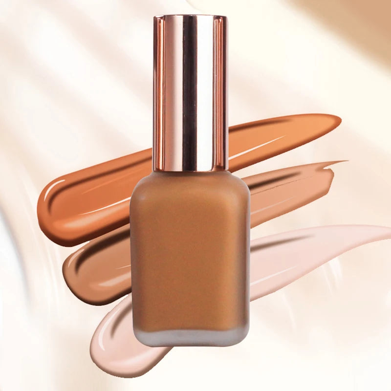 Oil Free Private Label Maquillaje Full Coverage Natural Vegan Matte Waterproof Foundation Makeup