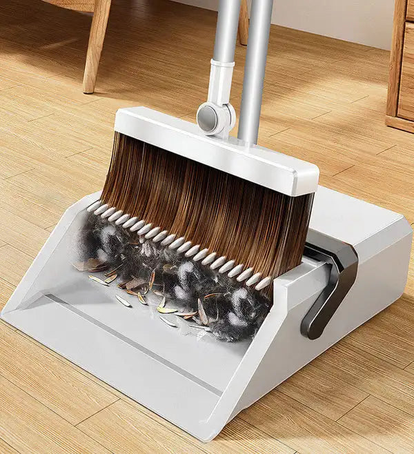 JOYBOS Broom and Dustpan Set Combination Broom Household Sweeping Broom Magnetic Folfing Wiper Magic Sweeping Hair Artifact
