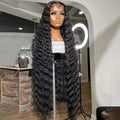 Raw Peruvian Human Hair Lace Front Wigs Natural Water Wave HD Glueless Lace Rmey Human Hair Deep Wave Wig for Women Wholesale