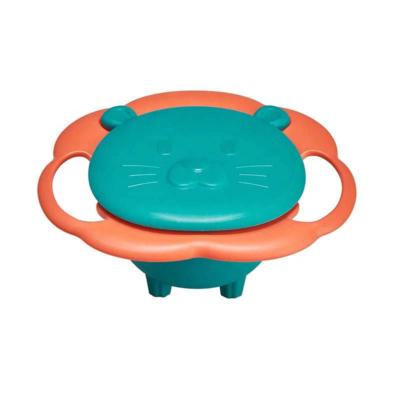 360 Degree Rotating Balance Gyro Bowl Anti Overflow Spill Resistant Children Kids Toddler Baby Universal Gyro Bowl for Baby