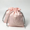 Custom Logo Small Satin Jewelry Drawstring Pouch Satin Christmas Party Gift Wrapping Bags