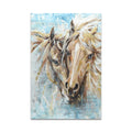 Custom Simple Original Horse Oil Painting Hand-painted Thick Texture 80x120cm Environmentally Friendly Oil Paint Framed for Art