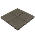 Outdoor WPC DIY Decking Tile for Garden Balcony Swimming Pool XF-N010 300*300*25 mm