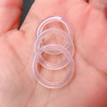 Natural Agate Chalcedony Ring Fashion Style Tail Ring DIY Accessories for Men and Women