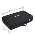 Square EVA MULTI-PURPOSE Three-layer Hard Shell Fishing Bags Wheel Accessories Tool Box Multi-function Waterproof Durable Bag