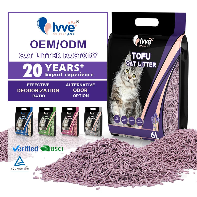 China Pet Supplies Cat Toilet Sand Cheap Fresh Step Clumping Litter Tofu Sand for Cat