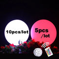 Advertising Floating Inflatable Led Glow in the Dark Beach Ball Toy Ball With Remote Control Great Outdoor Games Decorations