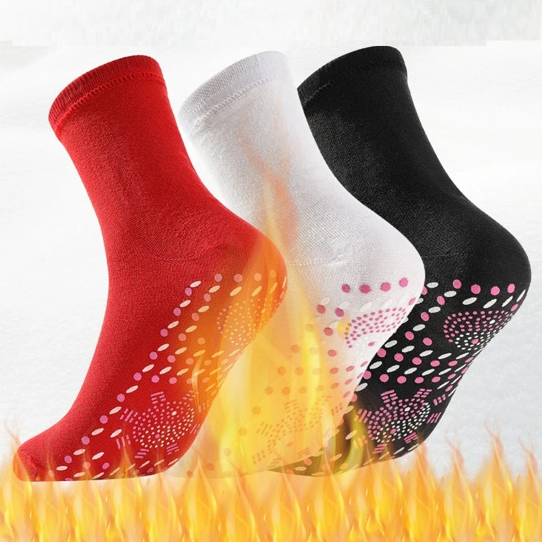 Winter Self-heating Health Socks Men and Women Massage Warm and Cold Resistant Cotton Socks