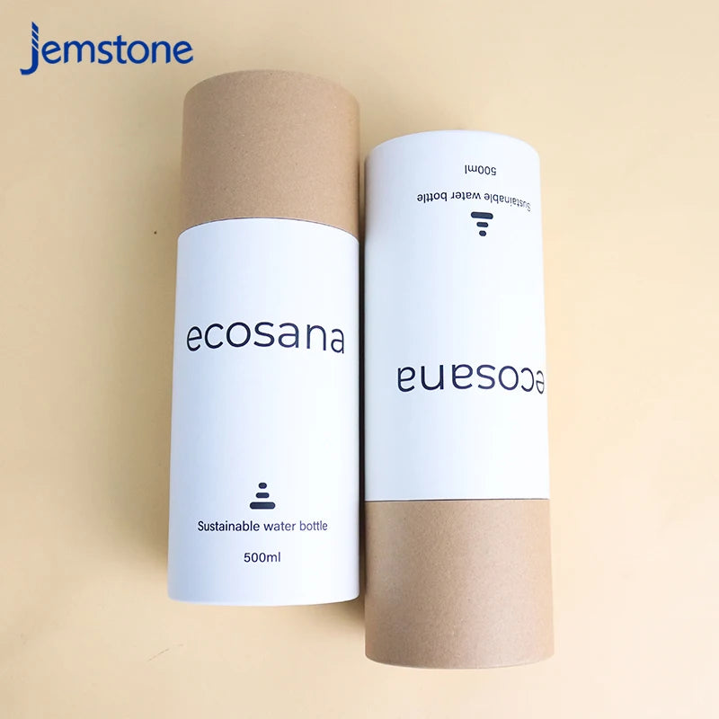 Eco Friendly Biodegradable Custom logo Tea Coffee Packaging Empty Clothing Cosmetic Lipstick Cylinder Craft Paper Tube