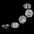 1ct Wholesale Synthetic RGA Moissanite Diamonds Gemstone White D Color VVS Round Brilliant Cut Loose Moissanite