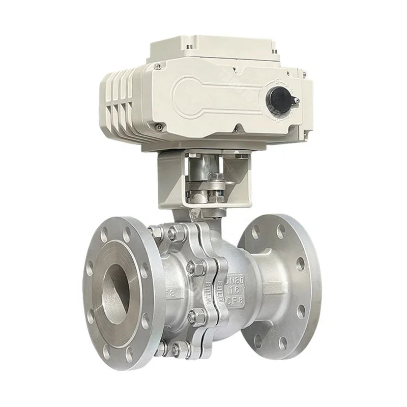 Stainless Steel Automatic Electric Actuator Motorized Motorised Flange Ball Valve