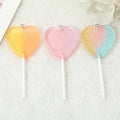 Sweet Candy Charms Resin Lollipop Big Size Pendant Fashion Accessories for Diy Making
