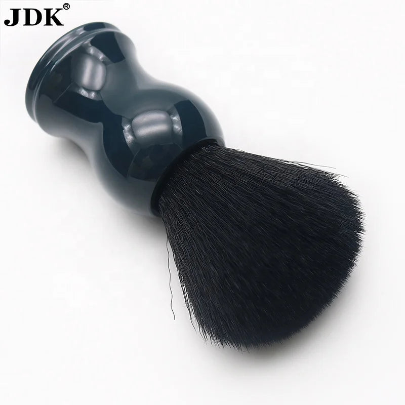 JDK Men's Synthetic Hair Shaving Brush with Acrylic Handle Touch Comfortable for Shave Cream & Soap