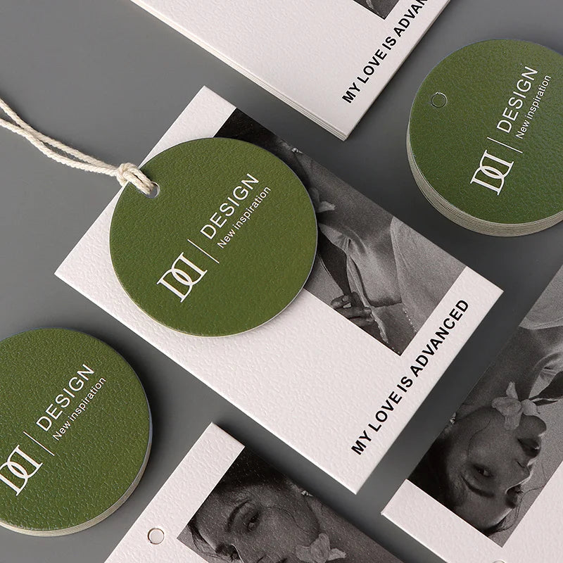 Factory Direct Sales Recycled Paper Hang Tags Embossed  Luxury Hang Tag Custom Garment Tags