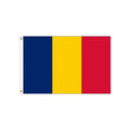 Aozhan Wholesale Custom Double Side Printing Dropshipping Chadian Flags Custom Size 100% Polyester Chad Flag