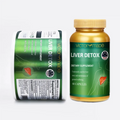 Free Design Custom Printing Waterproof Gold Foil Vinyl Label Bottle Sticker Pvc Sticker Roll