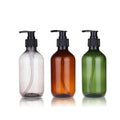 Wholesale 300ml 500ml Amber Clear Green Lotion Soap Dispenser Pump Liquid Shampoo Sanitizer Plastic Bottle
