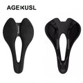 Samassi 3D Printed Carbon Fiber Bike Saddle Lightweight Ultralight Road Bicycle Seat Safety Simple Style Shock Absorption