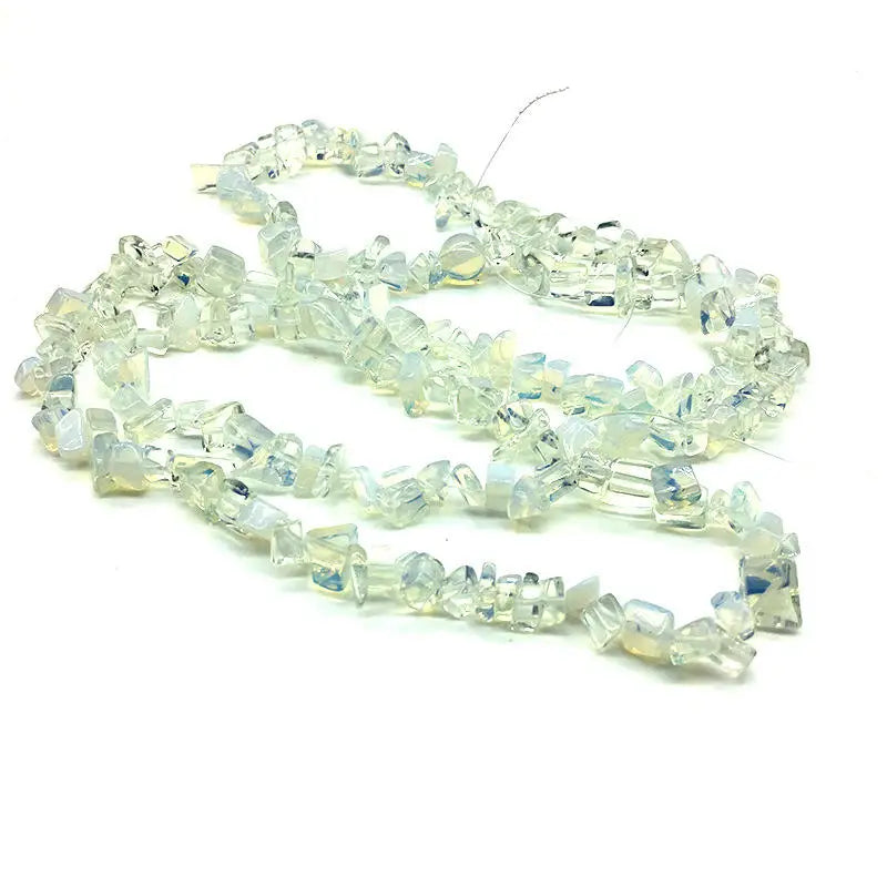 Natural Stone 5-8mm Irregular Shape Freeform Glass Opalite Chips Beads for Diy Jewelry in Stock on Sale