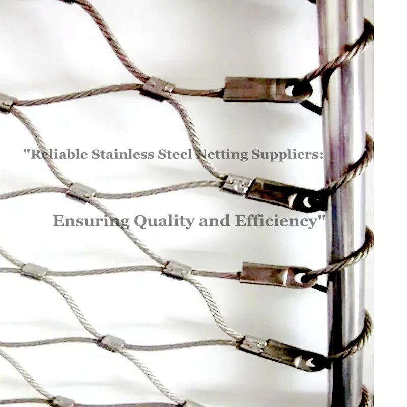 Factory WholeSale Price 304 Stainless Steel Wire Rope Mesh for Zoological Garden &Prison Protection