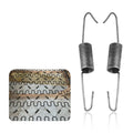 FINEWE Stainless Steel Spiral Zig Zag Coil Industrial Inner Sofa Hook Bed Fixer Tension Spring 0.1-8mm Wire Diameter