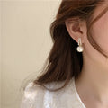 Hot Sale New Design Wholesale Earrings Pearl Zircon Temperament 2021 Korean Style Earrings