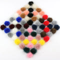 Chinese Factory Wholesale Real Mink 3CM Pompom Fur Ball DIY All-match Decorative Accessories Pom Pon