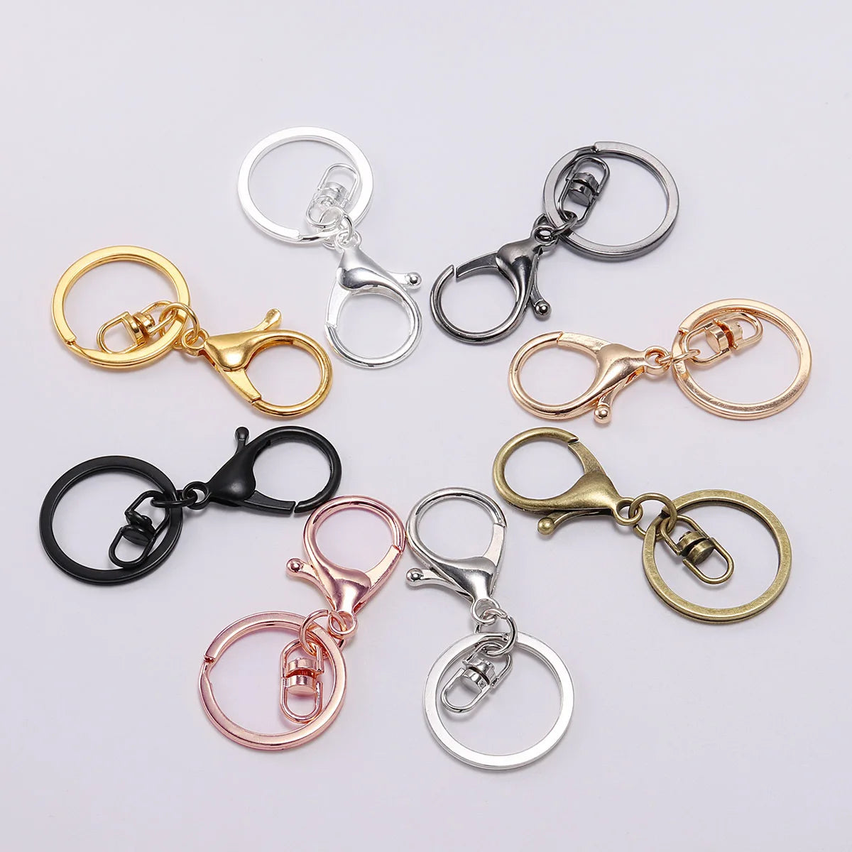 2024 Electroplate Lanyard Lobster Clasps Clips Snap Hook for Bag Crafts
