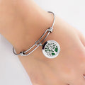 20mm 316L Stainless Steel Aromatherapy Cuff Bangle Diffuser Locket Charm Bracelet Jewelry Free 10pcs Pads
