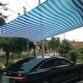 Customizable Stripe Sunshade Net HDPE Anti-UV New Styles Canopy Balcony Courtyard Car Sunscreen Net Privacy Net Pergola Plants MegaBDM