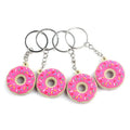 OEM ODM Service China Factory Custom Cute 3d Donut Ice Cream Keychain With High Quality for Promotion Gifts