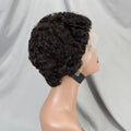 Versatile Styling Short Bob Water Curly Pixie Cut Human Hair Lace Front Wig High Density 13x4 Lace Frontal Bob Wig