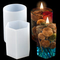 Silicone Resin Casting Molds for Candle Cylinder and Hexagon Pillar Candle Molds