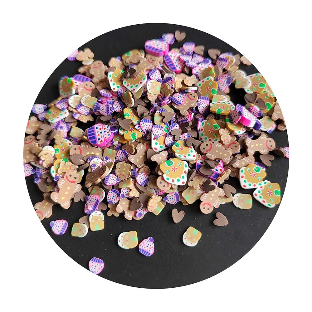 1kg Mini Soft Clay Cartoon Charms Handmade Slime Fillers DIY Crafts Custom Jewelry Making Festival Decorative