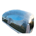 Giant Outdoor PVC Clear Inflatable Swimming Pool Cover Bubble Dome Tent Built-In Fan 3-Year Warranty CE Certified 10-12ft