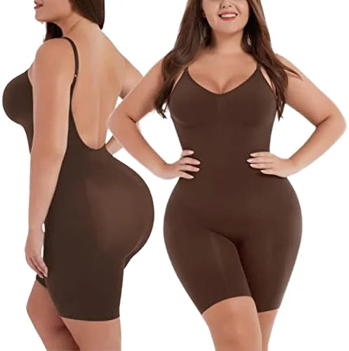 Large Size One-Piece Corset Lenceria Breathable Body Shaper with Tummy Tuck and Hip Lift Backless Boxer Pants for Women MegaBDM
