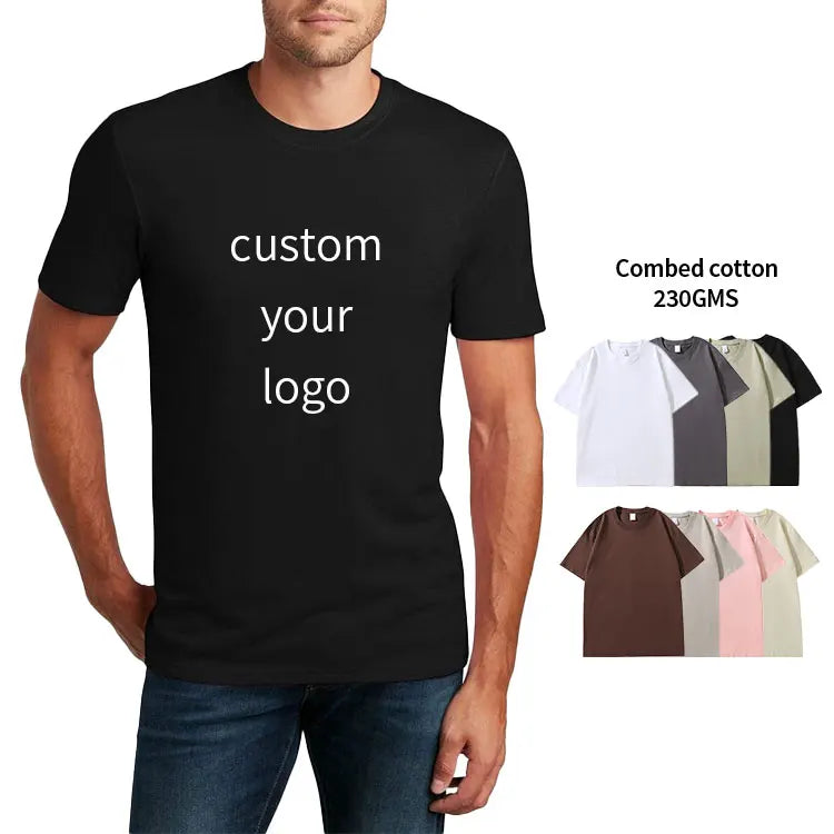 Prime Quality Custom Logo Heavy Weight Tshirts Tee Shirt 100% Cotton Men Tshirt 280GSM Thick Cotton Oversized Blank T Shirts
