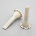 Gray Large Size Plastic Flat Head Sealant Nozzle for Plastic Cartridges