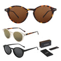 2025 Retro Vintage  UV400 Polarized Sunglasses XL Trendy Styles Customizable Logo Wholesale Fashion Shades Black White Men Women