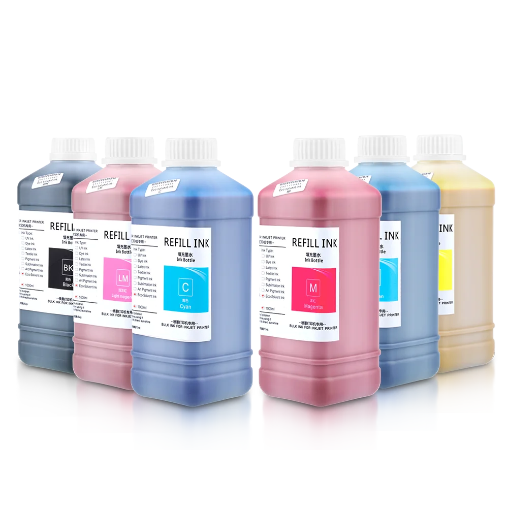 Ocbestjet 1000ML/Bottle Eco Solvent Ink for Epson Surecolor S60670 Eco Solvent Ink