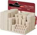 447 Pcs Furniture Pads Self Adhesive Cuttable Felt Chair Leg Pads Anti Scratch Floor Protectors for Furniture Feet