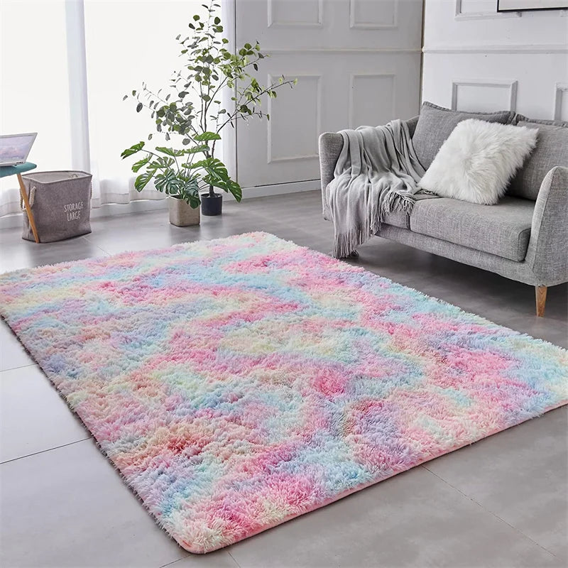 Christmas Selling Soft Indoor Large Modern Area Rugs Shaggy Patterned Fluffy Carpets Suitable for Living Room Nursery Rugs