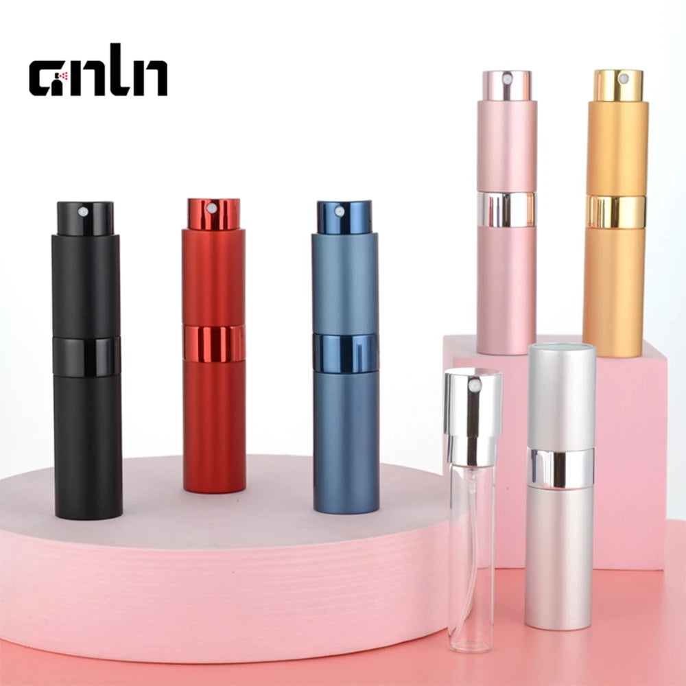 Custom Twist Open Perfume Atomizer Spray Bottle Pocket Portable Travel 8ml 10ml 15ml Perfume Bottle