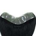Polyskin Frontal Wig Human Hair Toupee for Men V-looped Thin Skin Human Hairpieces